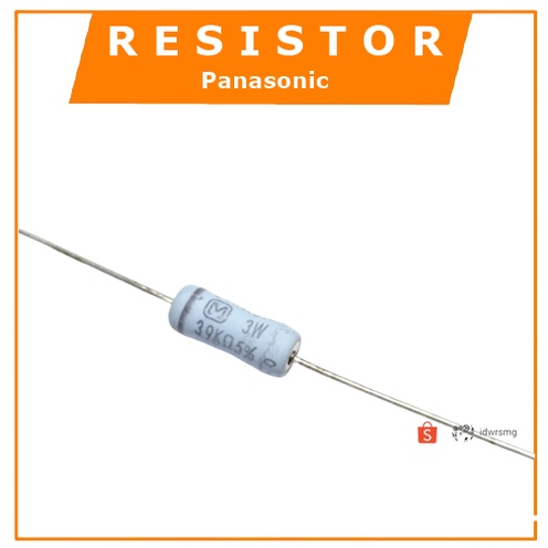 3 WATT RESISTOR 39K 39 Kilo Ohm 5% R 3W Panasonic Resistor 39K Ohm 3 W