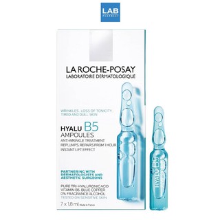 LA ROCHE-POSAY Hyalu B5 Ampoules 1.8 ml. x 7 amp. - แอมพูลเข้มข้นบำรุงผิวหน้า ช่วยลดริ้วรอย เติมเต็มความชุ่มชื้น