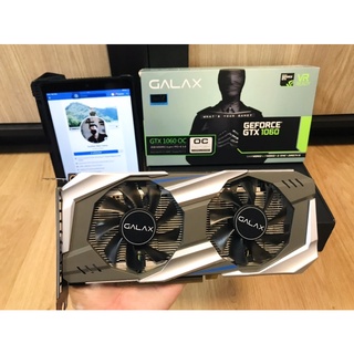 GALAX GTX 1060 OC 3GB สภาพใหม่ม๊ากกก เคยเป็นประกันไทย ASCENTI ประกันหมด