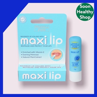 PharmaPure MaxiLip Lip Treatment 3 g. - ฟาร์มาเพียวร์ แม็กซี่ ลิป บาล์ม บำรุงริมฝีปาก