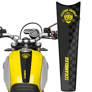 สติกเกอร์ติดถังน้ํามันรถจักรยานยนต์ 3M สําหรับ DUCATI SCRAMBLER800 1100 CLASSIC THROTTLE ICON SIXTY2 URBAN ENDURO