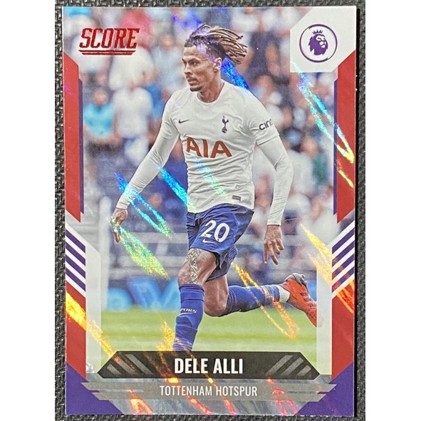 Panini Soccer Card Score Premier League Dele Alli Tottenham Hotspur 168 Red Lava