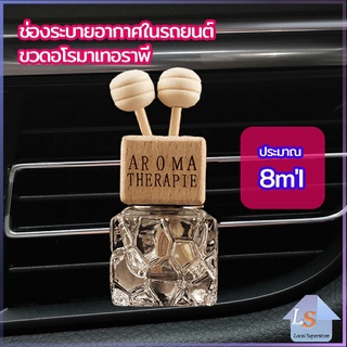 ขวดน้ำหอมอโรม่า  ขวดน้ำหอมติดช่องแอร์รถยนต์  car perfume bottle