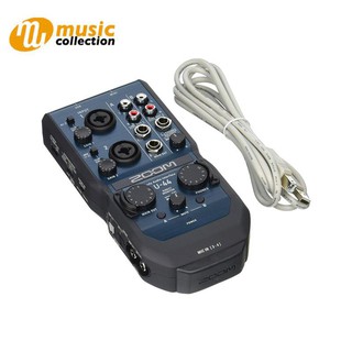 Zoom U44 อินเตอร์เฟสสำหรับอัดเสียง HANDY AUDIO INTERFACE