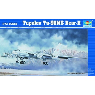 พลาสติก โมเดล ประกอบ TRUMPETER สเกล 1/72 Tupolev Tu-95MS Bear-H (01601)