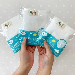 (ส่งด่วน) QD little things ตาข่ายคลุมพัดลม free size 18-20 นิ้ว