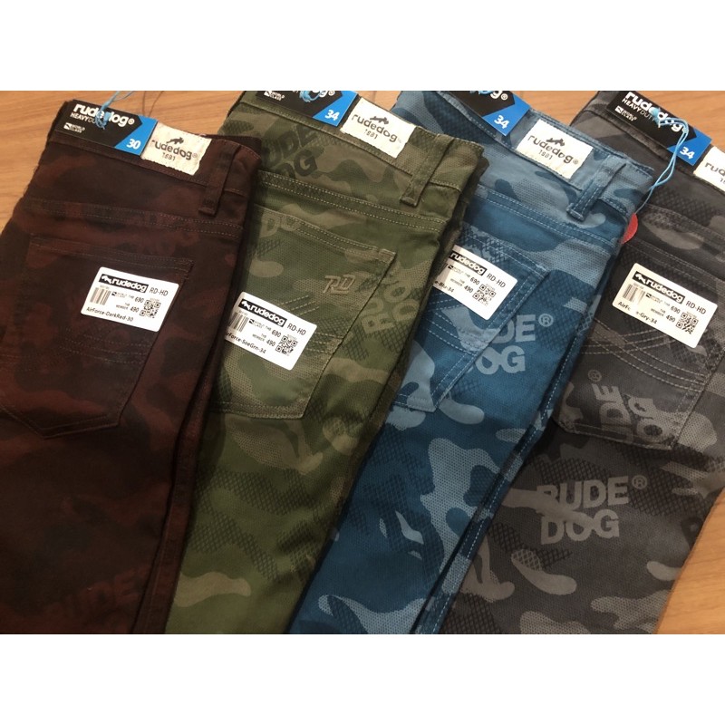 Rudedog Air Force ขาสั้น ผ้ายืด ผ้านุ่ม ของแท้ ของใหม่ มือ1