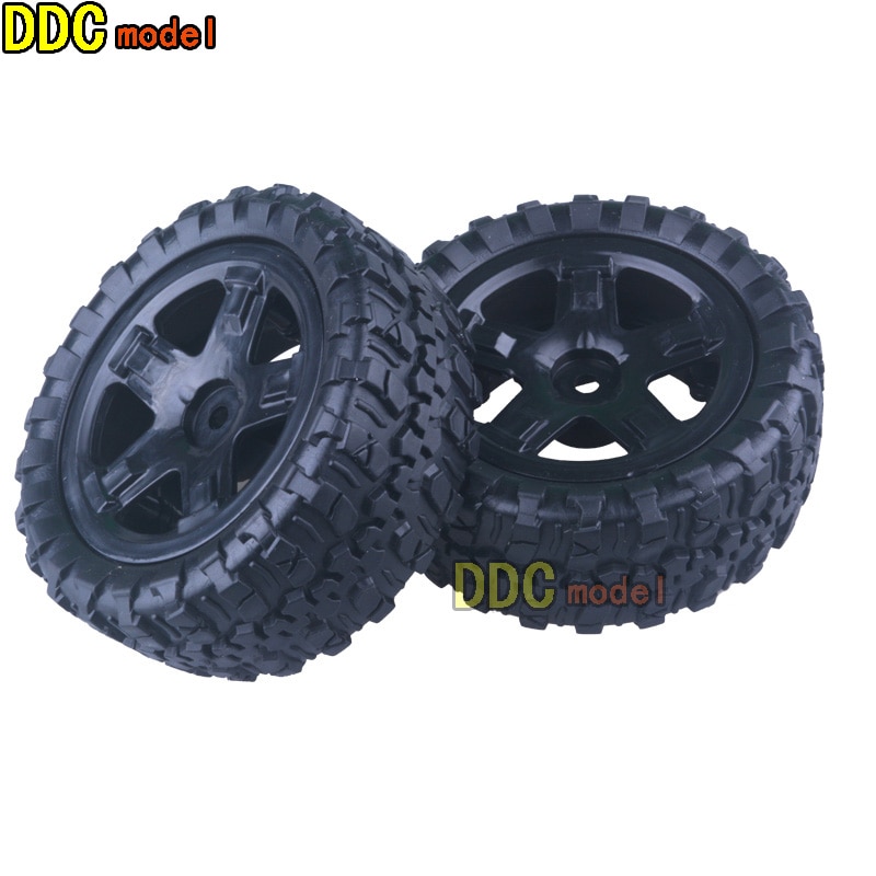 4Pcs Rubber Tires For Hobby Smax 1/16 RC Car - Upgrade Replacement Tires P6973 - View #8