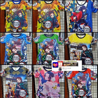 พร้อมส่ง เสื้อ กางเกงเด็กลายดาบพิฆาตอสูร3D(ลายหน้าหลัง)2xl