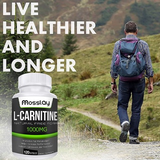 [ ราคาถูก ] Mosslay L-Carnitine 1000 Mg/s X 60-120 เม็ด เนเจอร์ทรูทร์ แอล-คาร์นิทีน กรดอะมิโน คาร์นิทีน ไขมันเป็นพลังงาน