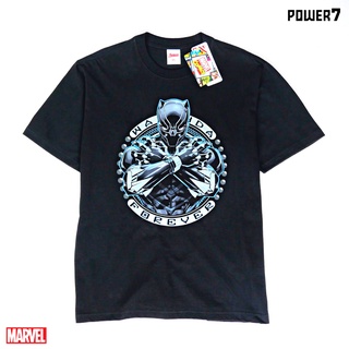 ย้อนยุคPower 7 Shop เสื้อยืดการ์ตูน ลาย มาร์เวล Black Panther ลิขสิทธ์แท้ MARVEL COMICS  T-SHIRTS (MVX-178)S-5XL