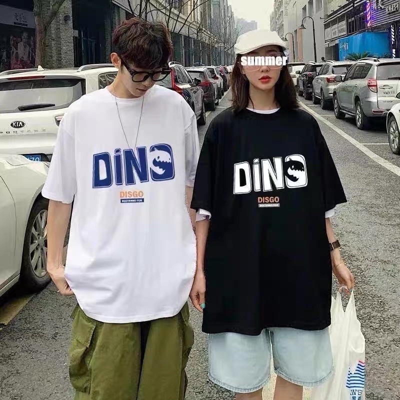เสื้อยืด DiNS คอกลม แขนสั้น แฟชั่นและการพักผ่อนทุกการแข่งขัน 2024 #S78