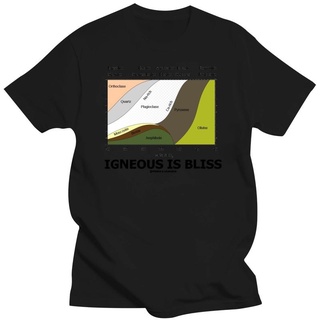 เสื้อยืด พิมพ์ลาย Igneous Is Bliss Geology Rock Geek Humor แฟชั่นสําหรับผู้ชาย 2022S-5XL