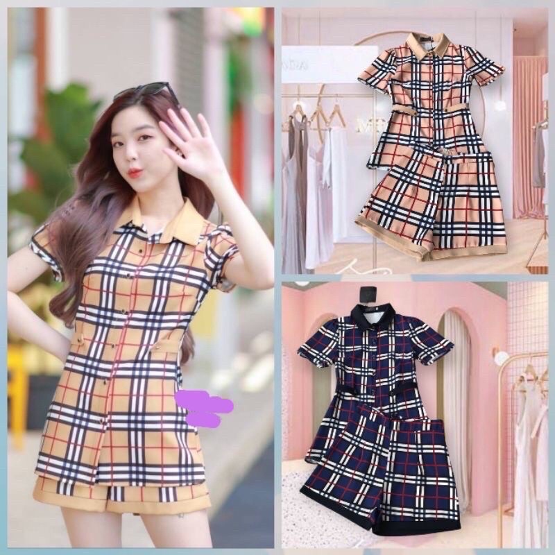 ✅✅✅พร้อมส่ง✅✅✅Lot A22(ย37) ชุดเซตเสื้อ+กางเกงขาสั้น ป้าย VIP EXCLUSIVE สีน้ำเงิน L+Lot A25(ง10 ง11)น