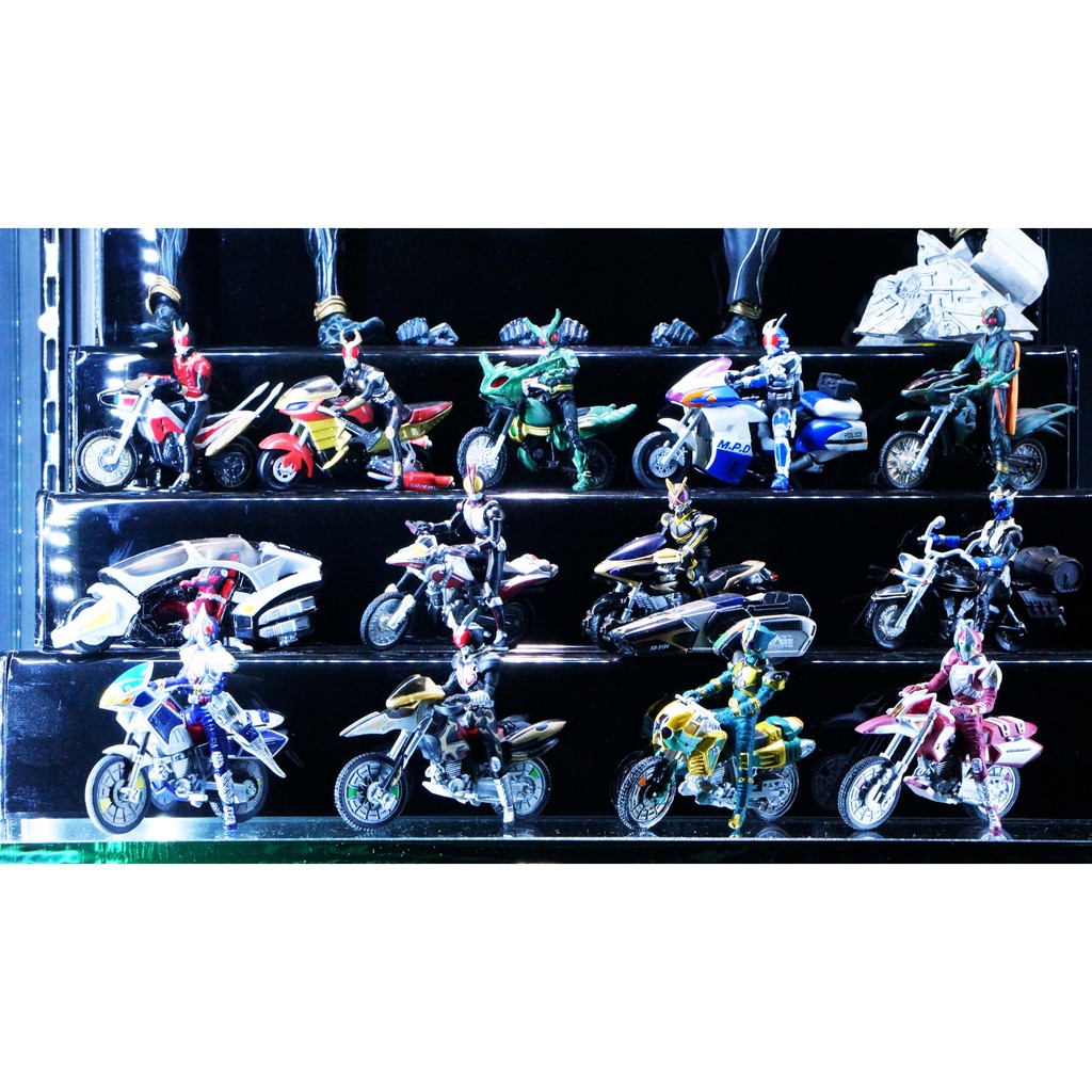Bandai HG Heisei กาชาปอง แว้น คาเมนไรเดอร์ Kamen Rider Machine Chronicle Gashapon Bike มอไซค์ Kuuga Agito Blade Faiz