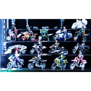 Bandai HG Heisei กาชาปอง แว้น คาเมนไรเดอร์ Kamen Rider Machine Chronicle Gashapon Bike มอไซค์ Kuuga Agito Blade Faiz