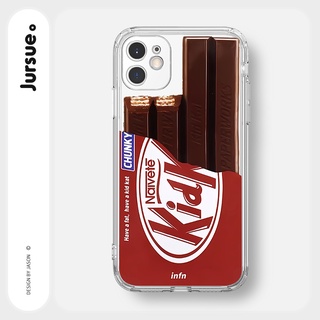 JURSUE เคสไอโฟน เคสซิลิโคนนุ่มกันกระแทกใสน่ารักตลก เคสโทรศัพท์ Compatible for iPhone 14 13 12 11 Pro Max SE 2020 X XR XS 8 7 Plus พลัส Y2387