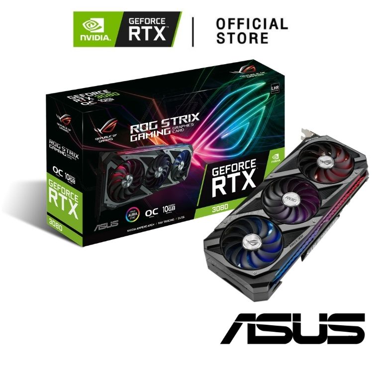 ASUS ROG Strix NVIDIA GeForce RTX 3080™ V2 OC 10GB GDDR6X [ROG-STRIX-RTX3080-O10G-V2-GAMIN]