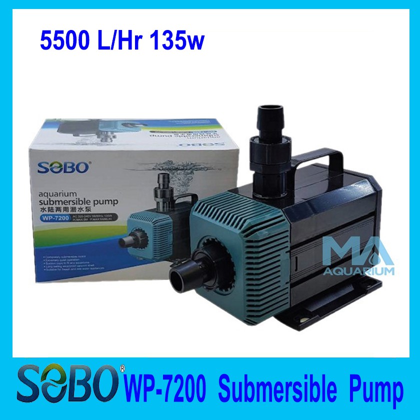 ปั้มน้ำ SOBO WP-7200 Water Pump  5500 L/Hr 135w