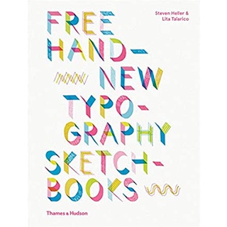 Free Hand New Typography Sketchbooks หนังสือภาษาอังกฤษมือ1(New) ส่งจากไทย