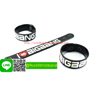 BIGBANG ขายริสแบนด์ บิกแบง BBG56NA Wristband สายรัดข้อมือวงร็อค