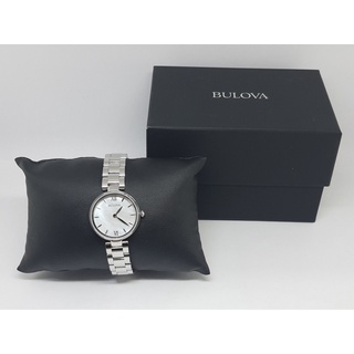 นาฬิกา BULOVA WOMENS 96L229 QUARTZ พร้อมกล่อง (สภาพดี)