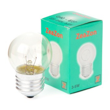 หลอดปิงปองใส แบบไส้ 3-10W แสงส้ม ขั้วเกลียว แบบใส