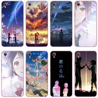 เคสโทรศัพท์มือถือ TPU ซิลิโคนนิ่ม กันกระแทก ลายการ์ตูนญี่ปุ่น Kiminonawa Your Name สำหรับ Vivo y53 y55 y91 y91c s1 2019 s1 pro