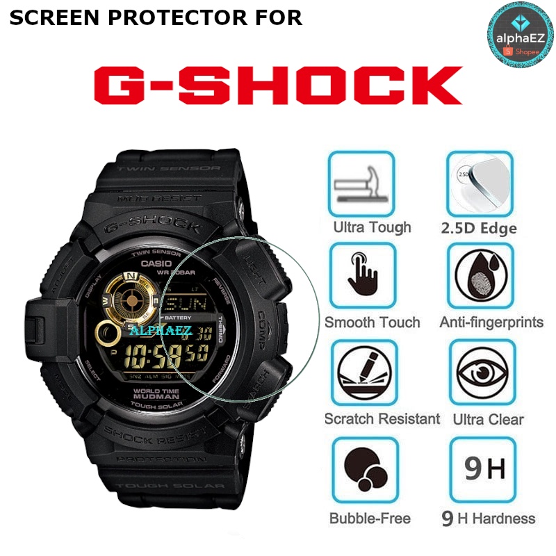 ฟิล์มกระจกนิรภัยกันรอยหน้าจอ สําหรับ Casio G-Shock GW-9300GB-1 Mud-Man Series 9H GW-9300