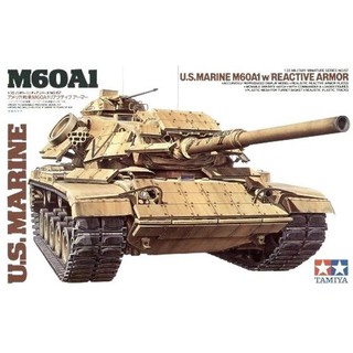 พลาสติก โมเดล ประกอบ TAMIYA สเกล 1/35 U.s. Marine M60A1 W/reactive Armor (35157)