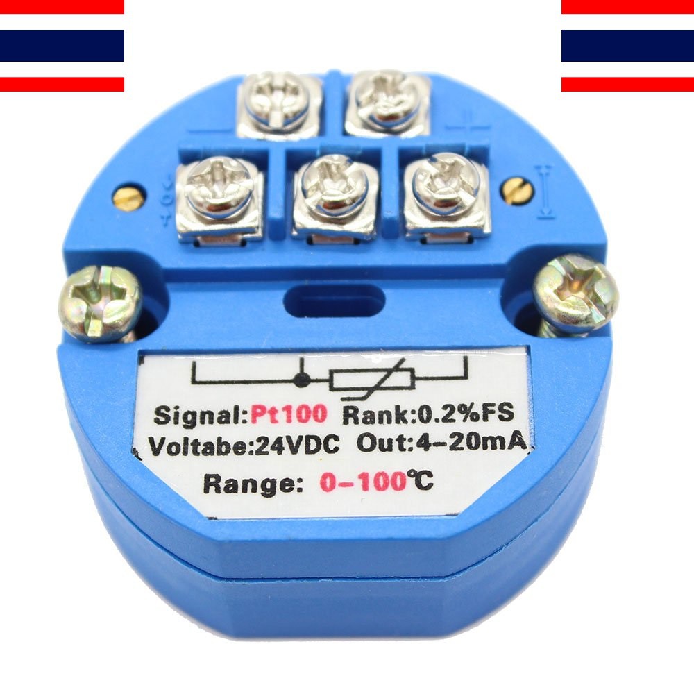 RTD PT100 SBW Temperature Sensor Temperature Transmitter Isolated Detector Module -0~100 Degree - 4-