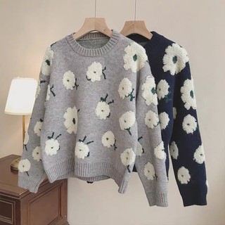 Fluffy Flower Sweater