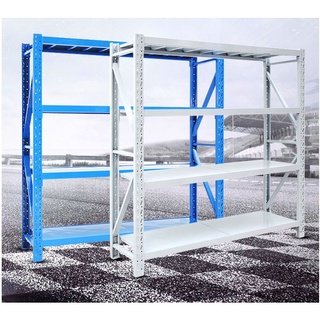 ชั้นวางสินค้าเหล็กจัดเก็บคลังสินค้า  Warehouse Shelf มีหลายขนาด