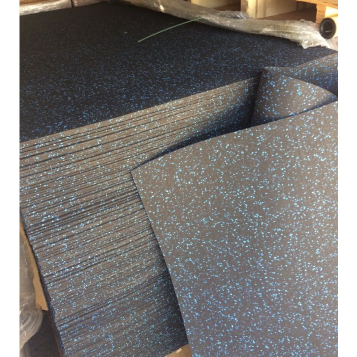 แผ่นยางปูพื้นห้องฟิตเนส epdm หนา 5 มิลลิเมตร