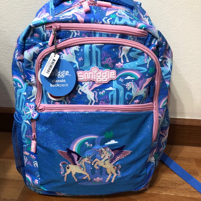 Smiggle Classic Backpack ลาย Unicorn
