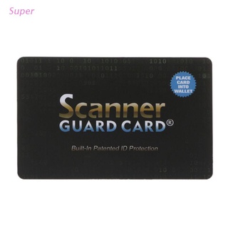 Super Portable Credit Card Protector RFID Blocking NFC Signals Shield Secure For Passport Case Purse