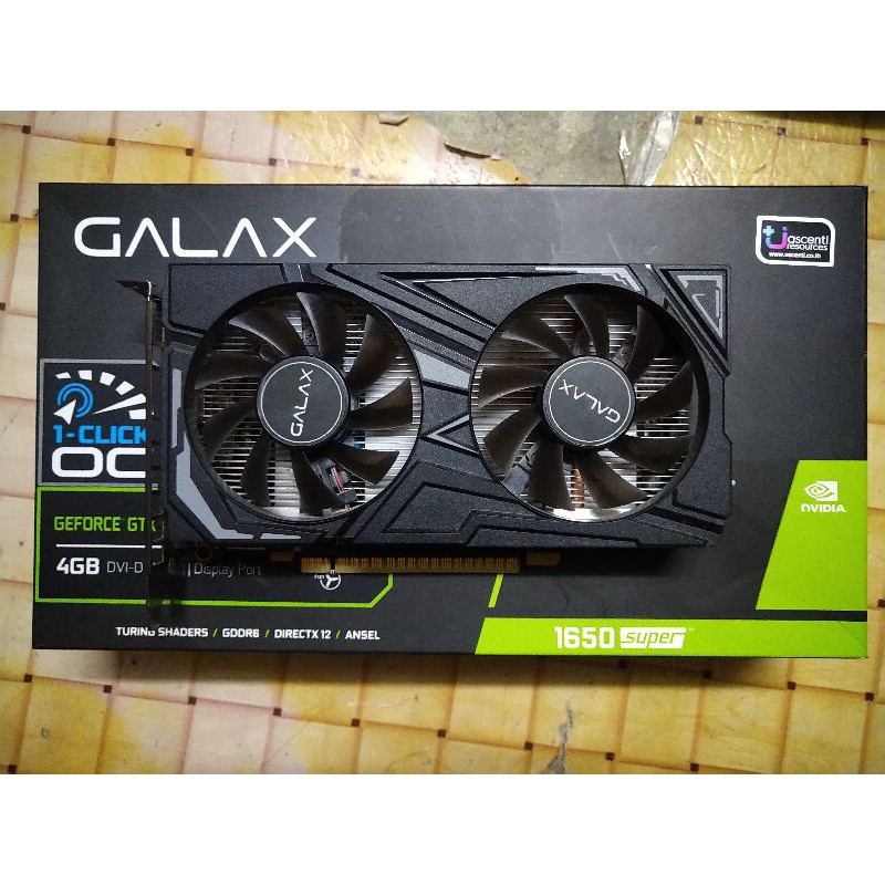 GALAX GeForce® GTX1650 Super EX (1-Click OC) มือสอง ใช้ไป3เดือนครับ