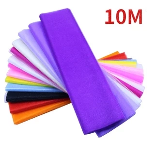ผ้าโปร่งคริสตัลออแกนซ่า ขนาด 10 เมตร สําหรับตกแต่งเก้าอี้งานแต่งงาน งานเลี้ยงวันเกิด