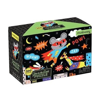 Mudpuppy – Glow in the dark puzzle ลาย Superhero