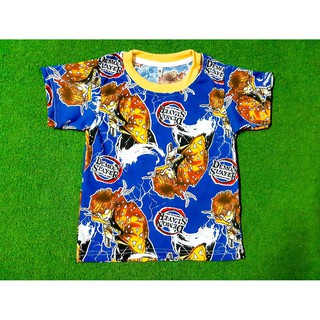 #เสื้อดาบอสูร #ชุดลายดาบอสูร ผ้าคอตตอน ไซส์ S M L XL XXL