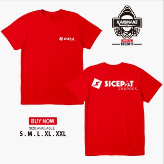 เสื้อยืดผ้าฝ้าย เสื้อยืด พิมพ์ลาย Sicepat EXPRESS สําหรับผู้ชาย