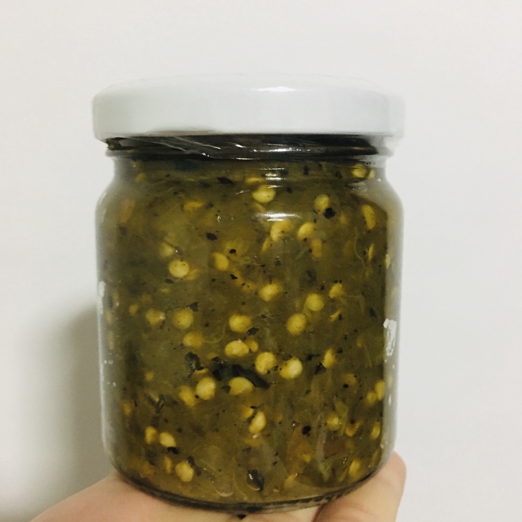 #น้ำพริกหนุ่ม #ดำรงค์ สูตรดั้งเดิม ใส่ปลาร้า ขนาด 180 กรัม จากร้านดำรงค์ ในตลาดวโรรส - รูปที่ 2