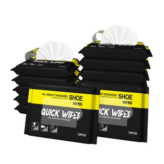 ทิชชู่เปียกทำความสะอาดรองเท้า Quick wipes Sneaker wipes ทิชชู่เช็ดทำความสะอาดรองเท้า ไม่ต้องซักรองเท้า 30 แผ่น