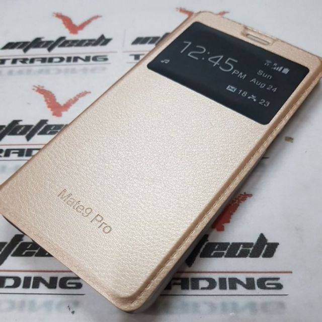 Huawei Mate 9 Pro Mate 9 Porsche Design เคสฝาพับกระจกนิรภัย
