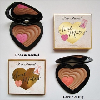 แท้ 100% Too Faced Soul Mates Blushing Bronzer 18 g. No Box บรอนเซอร์ และบลัชออน ทูเฟส