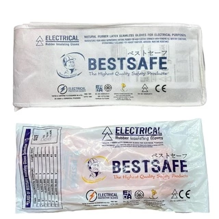 ถุงมือกันไฟฟ้า BestSafe ( 1000V / 5000V ) Class 0 และ ถุงมือหนัง เหมาะสำหรับใช้งานคู่กัน กันไฟฟ้า กันไฟดูด ถุงมือ