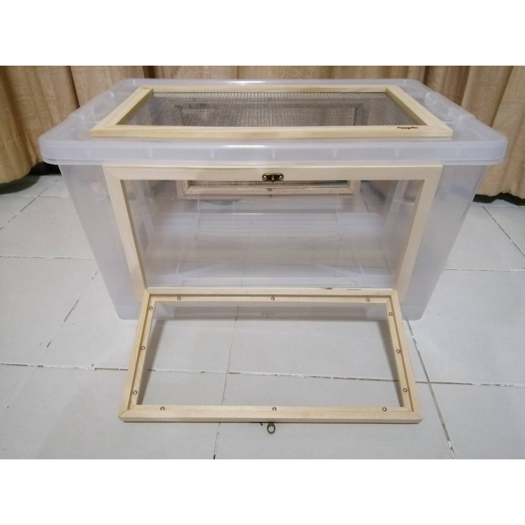 กล่อง ใส เลี้ยงสัตว์เลื้อยคลาน งู กิ้งก่า เต่า ขนาด กว้าง 42 x ยาว 60 x สูง 32 cm *สั่ง 1 ใบต่อ 1 คำสั่งซื้อครับ - รูปที่ 7