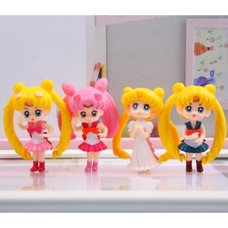 Model Sailor mooon SET 4 ตัว