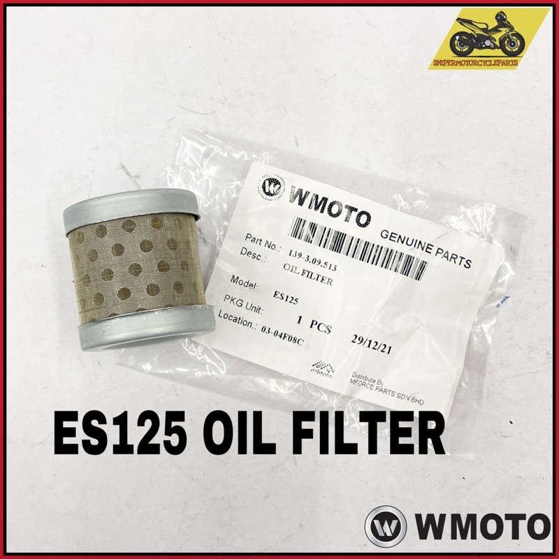 WMOTO ES125 กรองน้ํามันเครื่อง MINYAK FILTER 139-3.09.513 WMOTO