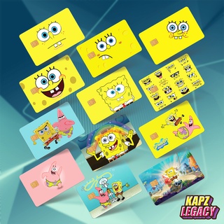 Kapzlegacy สติกเกอร์ ลายการ์ตูน SpongeBob SquarePants ATM สําหรับติดตกแต่งบัตรเครดิต